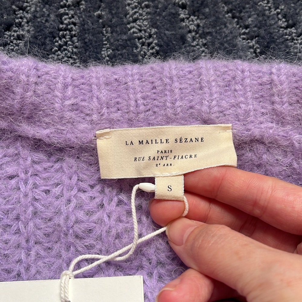 NWT Sézane Emile cardigan size S - Picture 2 of 5